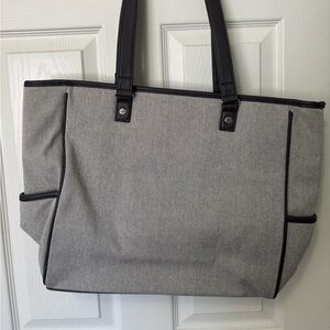 Thirty-One Black and Gray Shoulder Bag